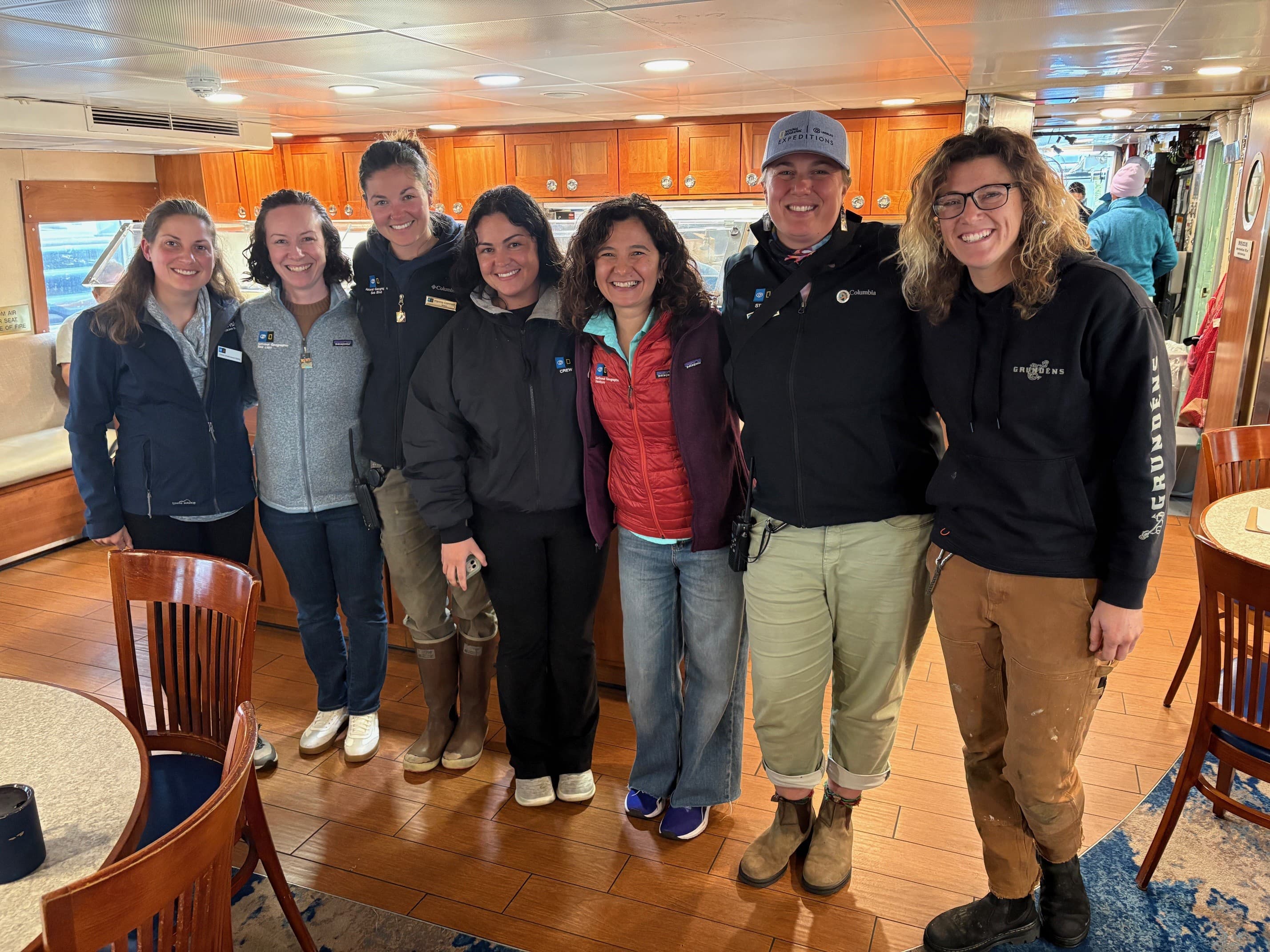 Sea Lion crew/staff and Natalya